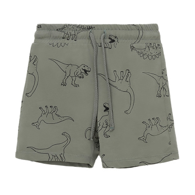 Шорты для мальчика Crockid КР 400666 зеленый чай динозавры к552 1